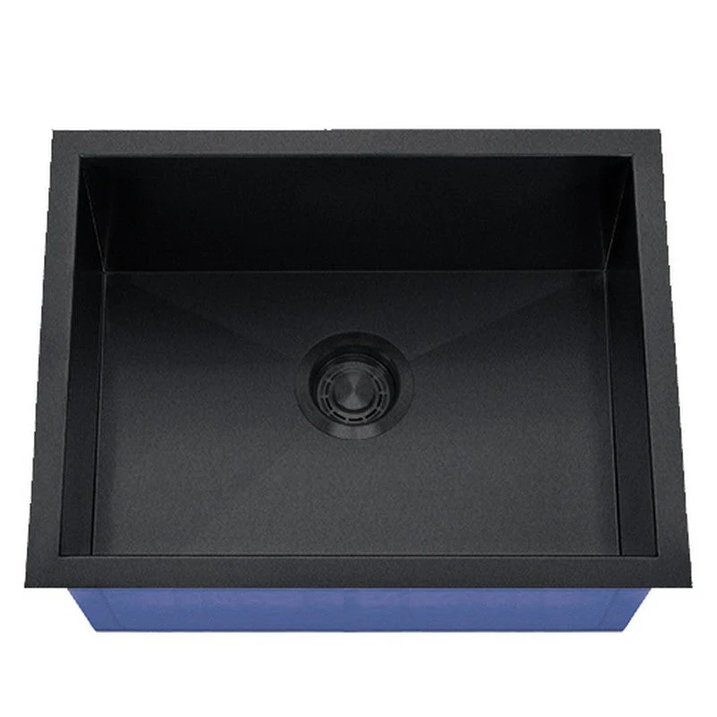 Dakota Sinks DSZ-1915 Signature Z-Series 19 Inch Zero Radius Single Bowl Undermount Stainless Steel Bar Sink with Bottom Grid - Poukt