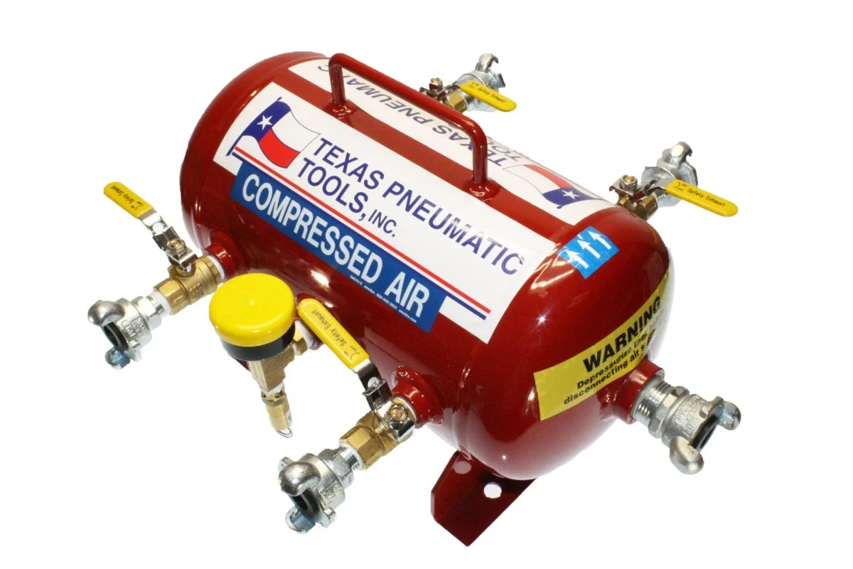 TX-3AMF - Air Manifold (2.5 Gal, ASME Tank w/ 1/2