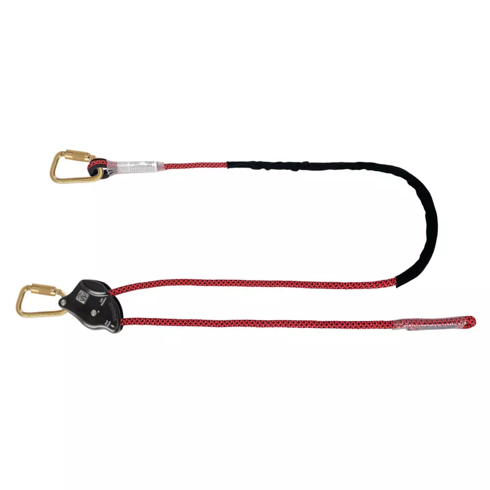 6.5   Rope Positioning Assembly: Rope Adjuster, Carabiners - Poukt