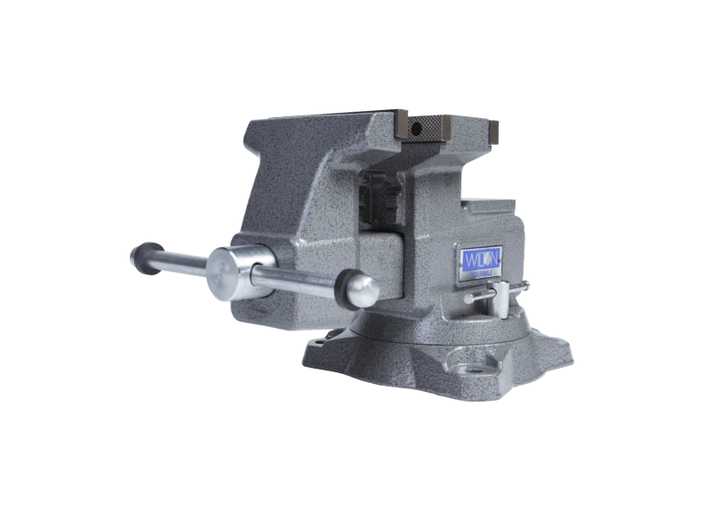 Reversible Bench Vise 8   Jaw Width with 360   Swivel Base - Poukt