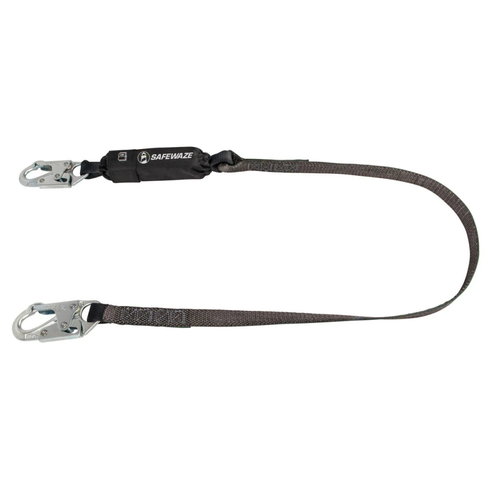 Heavyweight 6   Energy Absorbing Lanyard: Snap Hook - Poukt