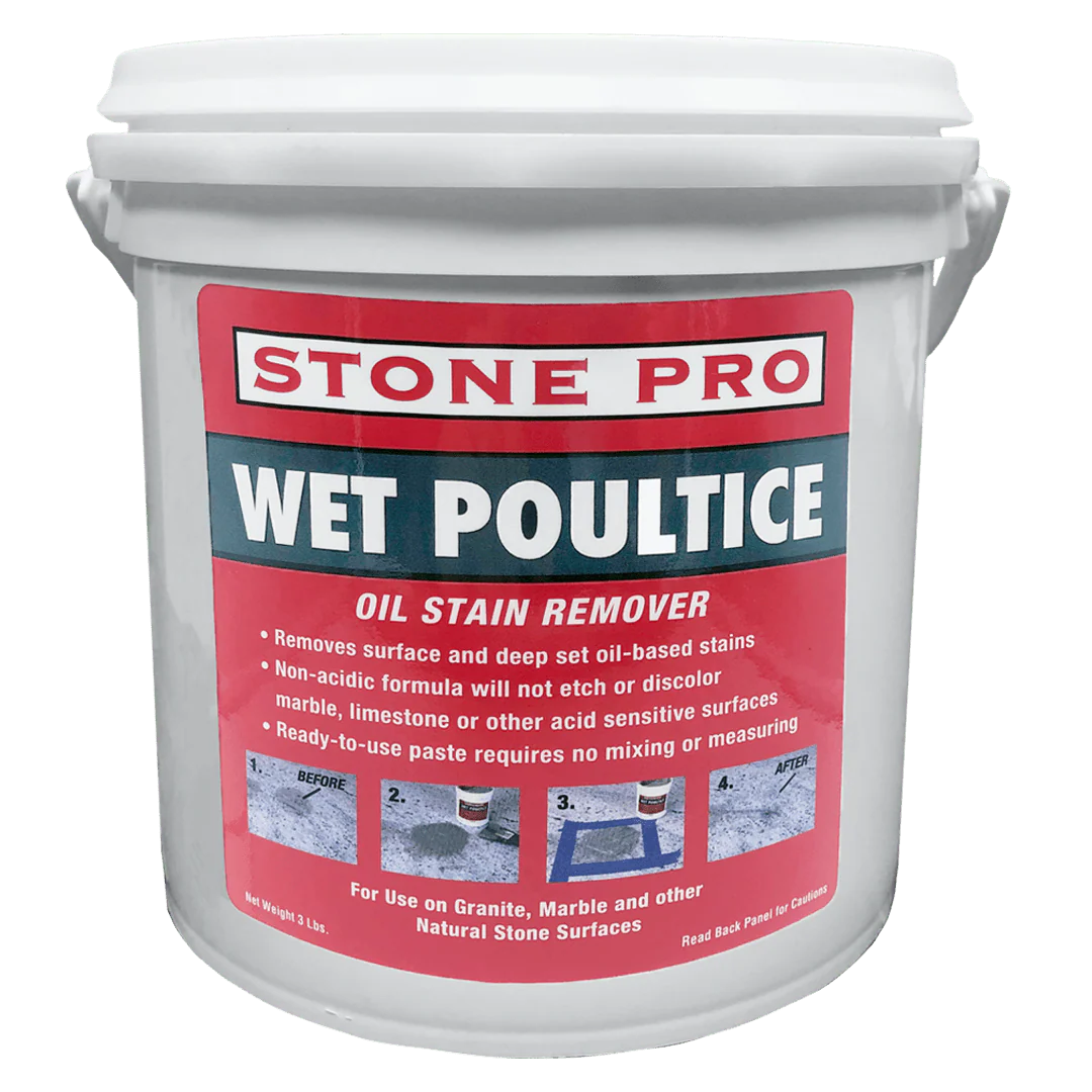 Stone Pro Wet Poultice Oil Stain Remover - Poukt