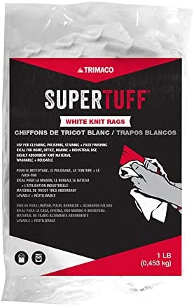 White T-Shirt Knit Rags - Poukt