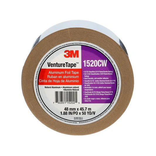 3M Venture Tape  Aluminum Foil Tape 1520CW (24 Rolls) - Poukt