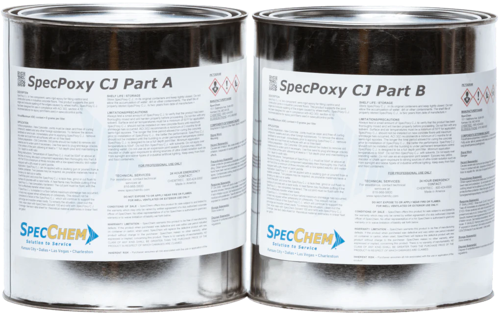 SpecPoxy CJ 100% Solids, Semi-Rigid Epoxy Control Joint Filler - Poukt