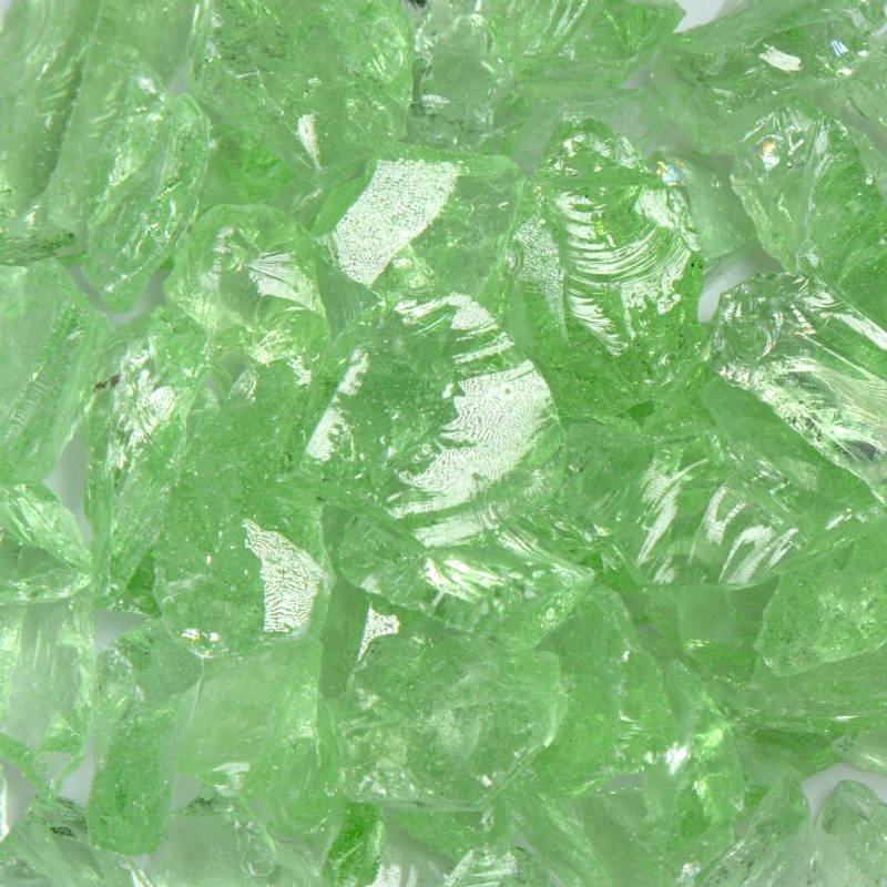Crystal Green Fire Glass - Poukt