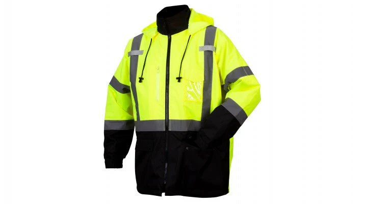 Pyramex Hi-Vis Class 3 Lime & Orange Parkas - RP31 Series - Poukt