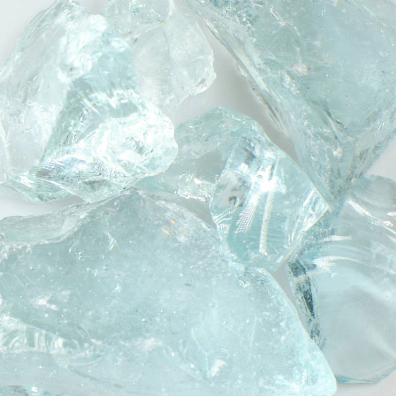 Crystal Teal Landscape Glass - Poukt