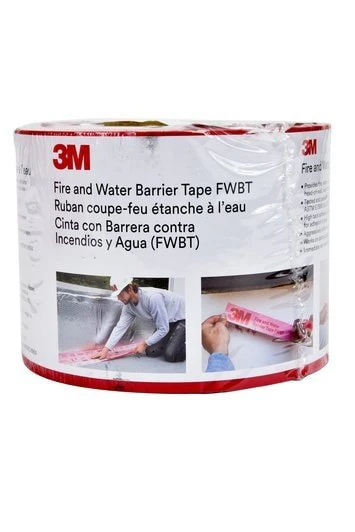 3M Fire and Water Barrier Tape FWBT4 | 4 in x 75 ft (12/Case) - Poukt