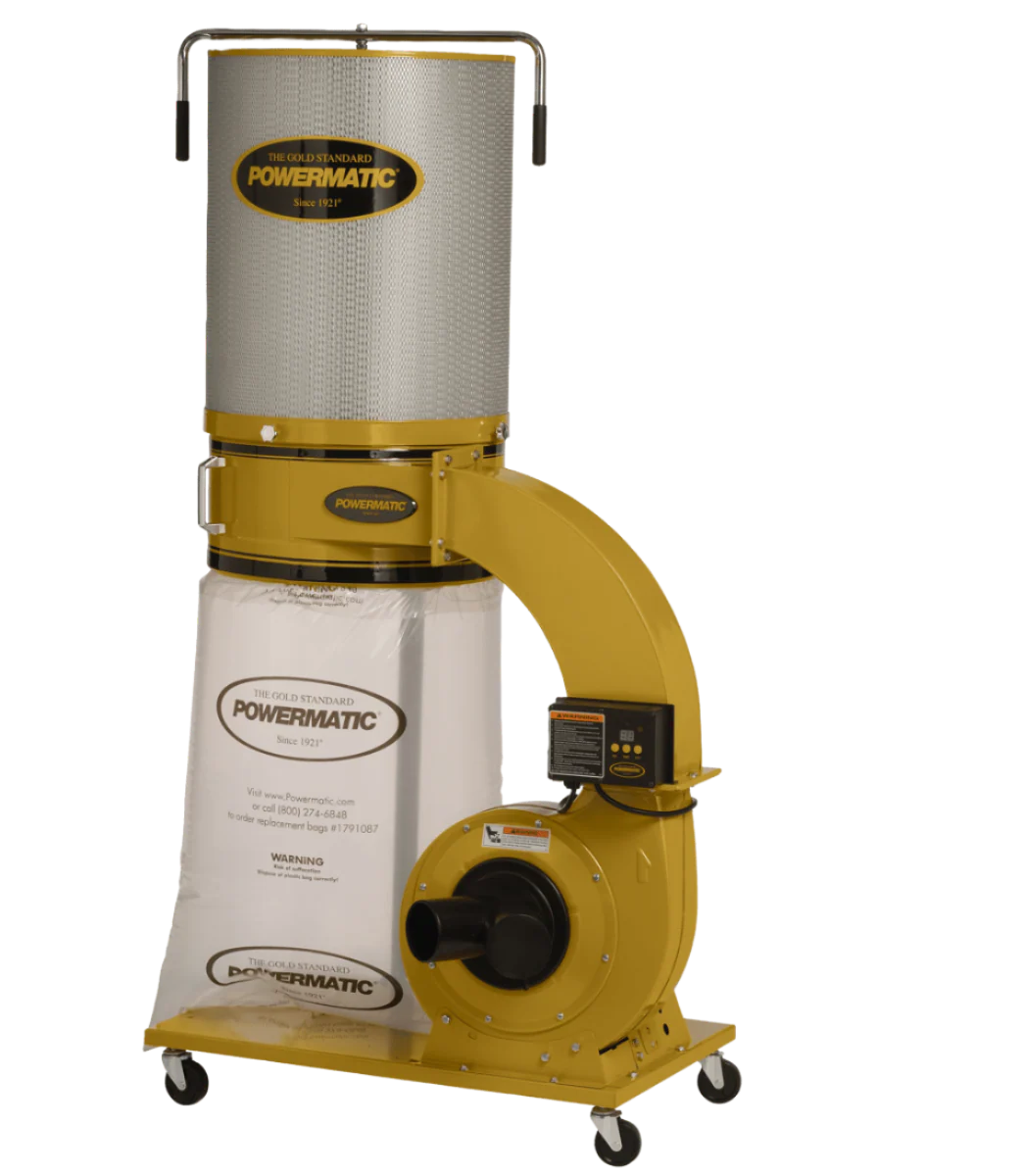 PM1300TX-CK Dust Collector, 1.75HP 1PH 115/230V, 2-Micron Canister Kit - Poukt