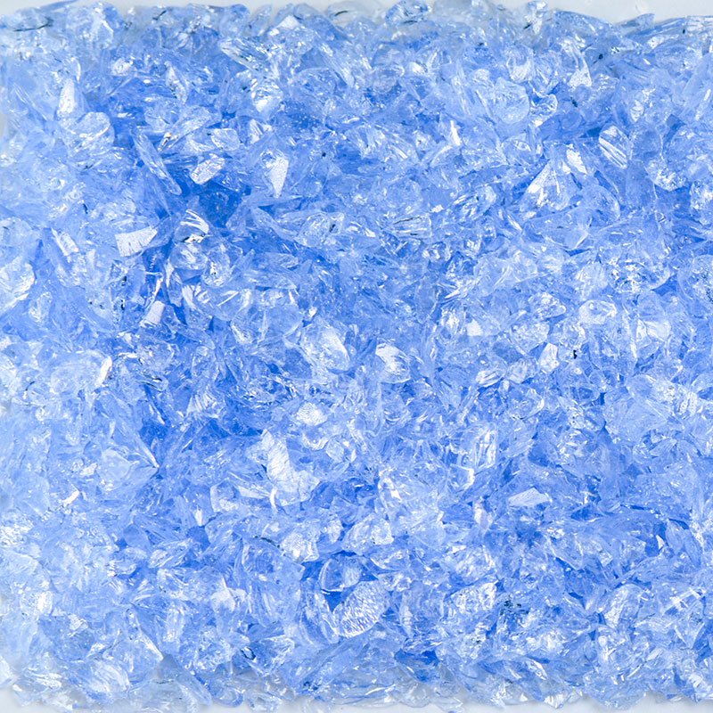 Light Blue Terrazzo Glass - Poukt