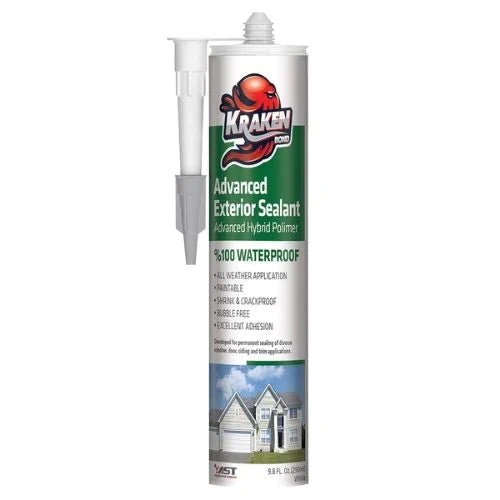 Advanced Exterior Sealant 290 ml ( 9.8 FL Oz.) White - Count of 12 - Poukt