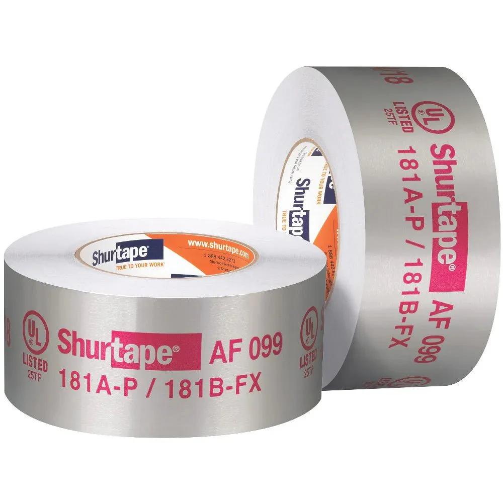 AF 099 Aluminum Foil Tape (UL 181A-P/B-FX ) - Case - Poukt