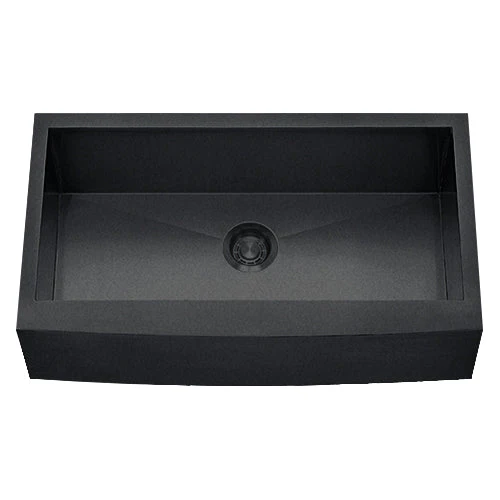 Dakota Sinks DSZ-A3620 Signature Z-Series 36 Inch Zero Radius Single Bowl Apron Front Stainless Steel Kitchen Sink with Bottom Grid - Poukt