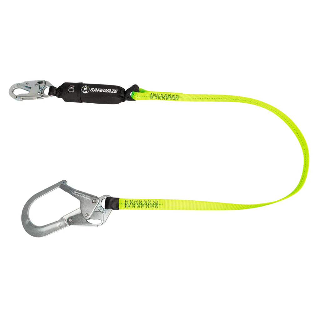 PRO 6   Energy Absorbing Lanyard: Rebar Hook - Poukt