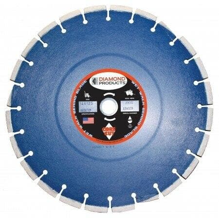 Pro Blue Asphalt/Green/Overlay Blades - 'X' Slant Segment - Poukt