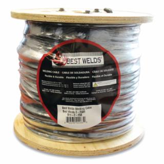 Welding Cable, 1/0 AWG, 500 ft Reel, Black - Poukt