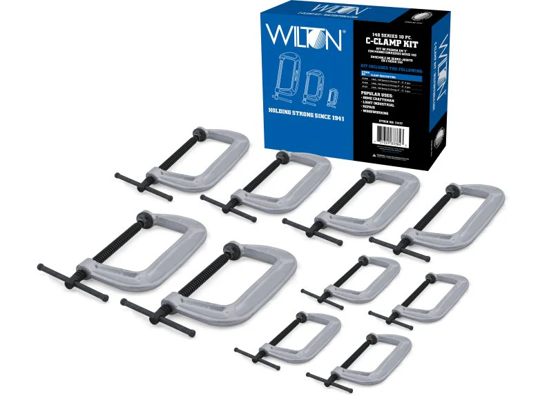 10-pc 140 Series C-Clamp Kit - Poukt