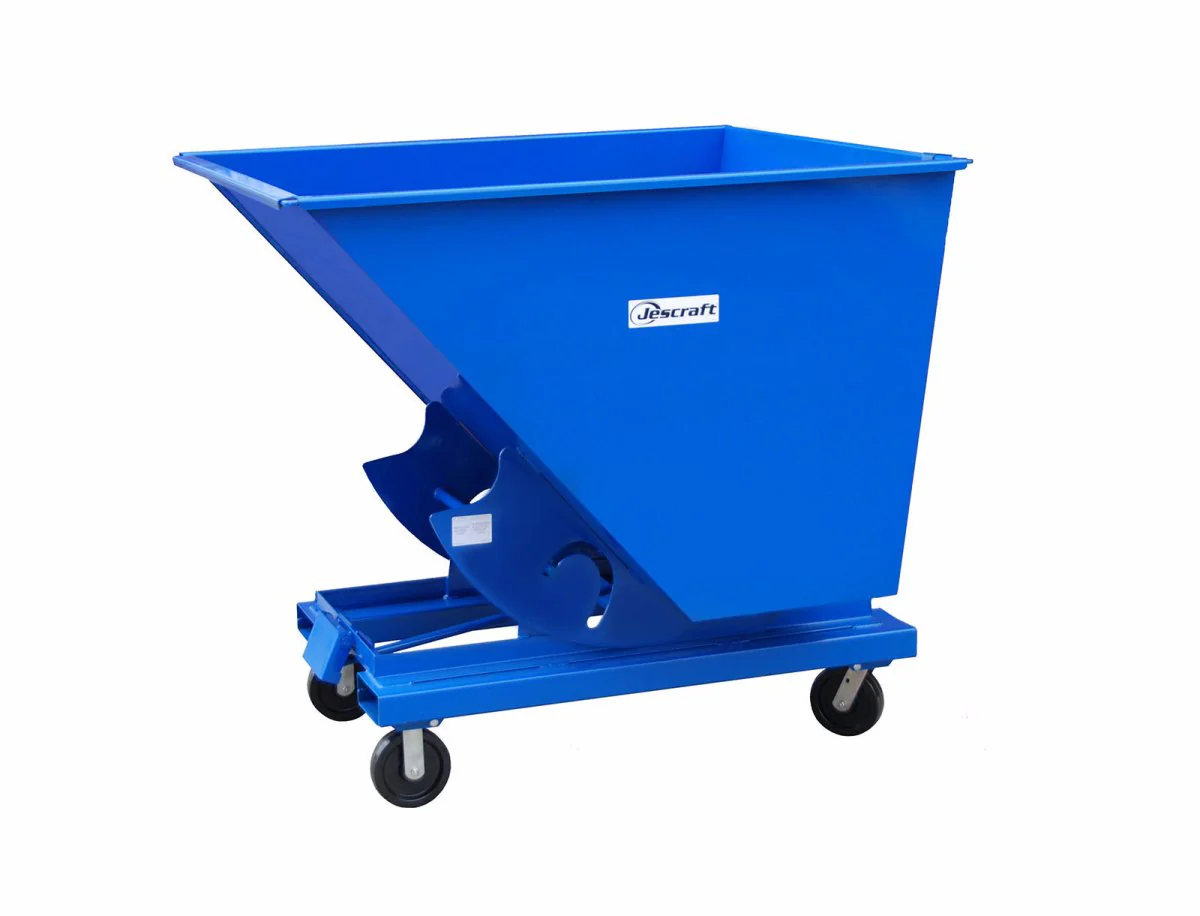 Jescraft Medium Duty Self Dumping Fork Lift Hopper - Poukt