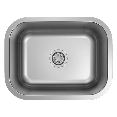 18g Standard Radius 23  18 Single Bowl Undermount Stainless Steel Kitchen Sink - Poukt