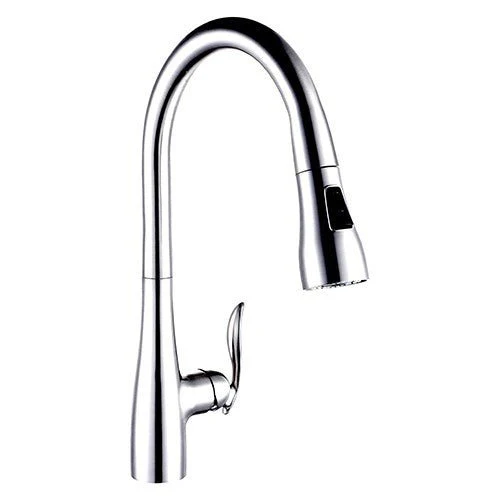 Dakota Sinks Signature 16 1/2 Inch Single Hole Pull-Down Pre-Rinse Kitchen Faucet - Poukt