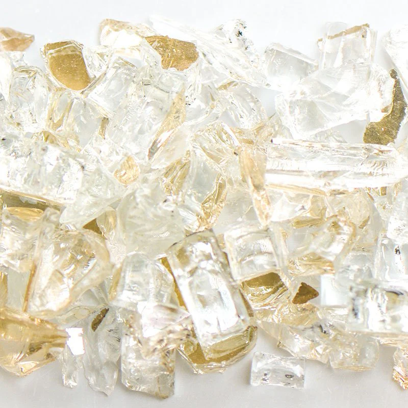 Reflective Clear Terrazzo Glass - Poukt
