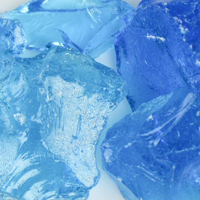 Crystal Turquoise Landscape Glass - Poukt