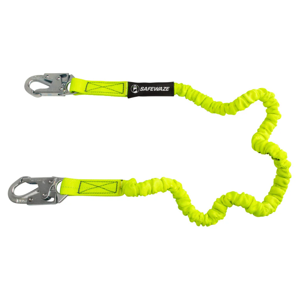PRO 6   Stretch Internal Energy Absorbing Lanyard: Snap Hook - Poukt