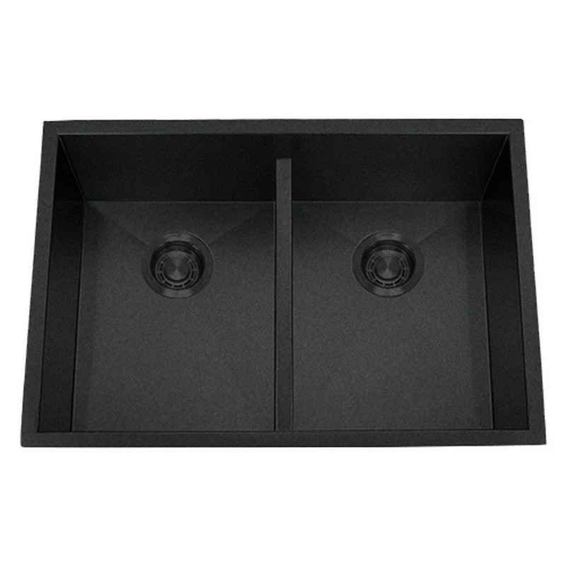 Dakota Sinks DSZ-5050LD Signature Z-Series 32 Inch Zero Radius 50/50 Low Divide Double Bowl Undermount Stainless Steel Kitchen Sink with Bottom Grid - Poukt