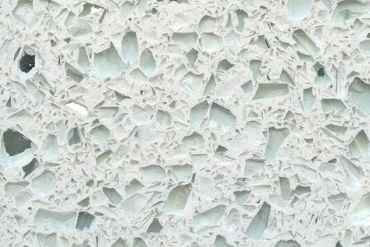 Reflective Clear Terrazzo Glass - Poukt
