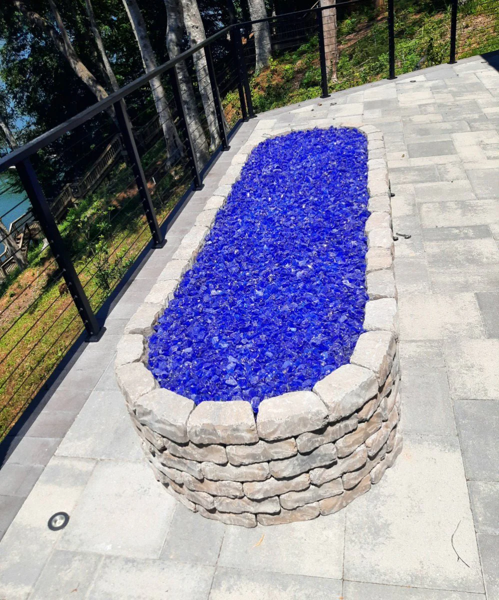 Blue Fire Glass - Poukt