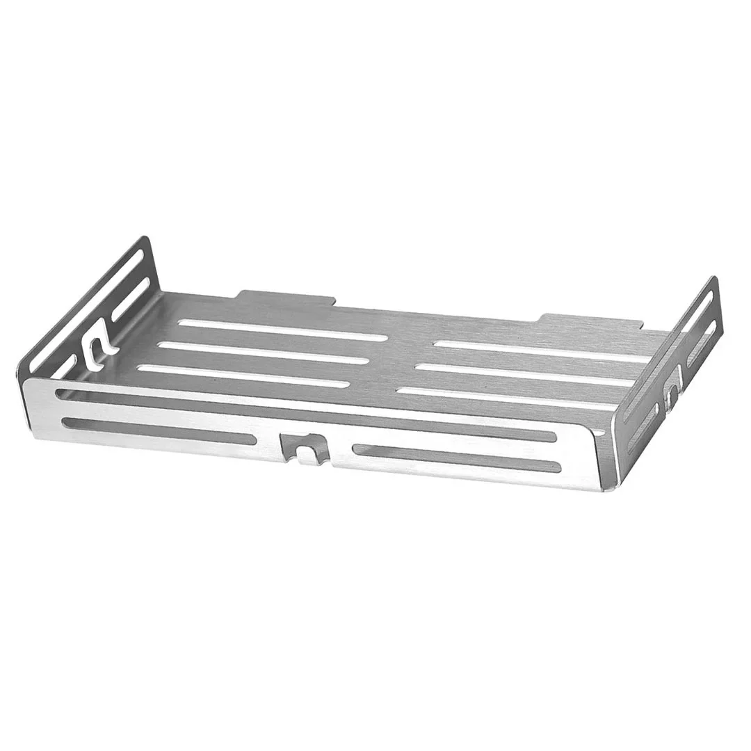 TI-SHELF Rectengular Wall Shelf (Line) with Lip - Poukt