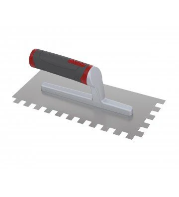 Rubber Open Handle Notched Trowel (Pack of 5) - Poukt