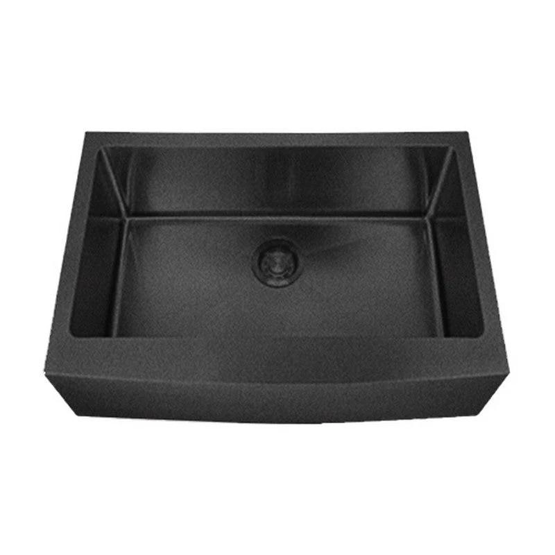 Dakota Sinks DSM-A3020 Signature M-Series 30 x 10 Inch Micro Radius Single Bowl Apron Front Kitchen Sink with Bottom Grid - Poukt