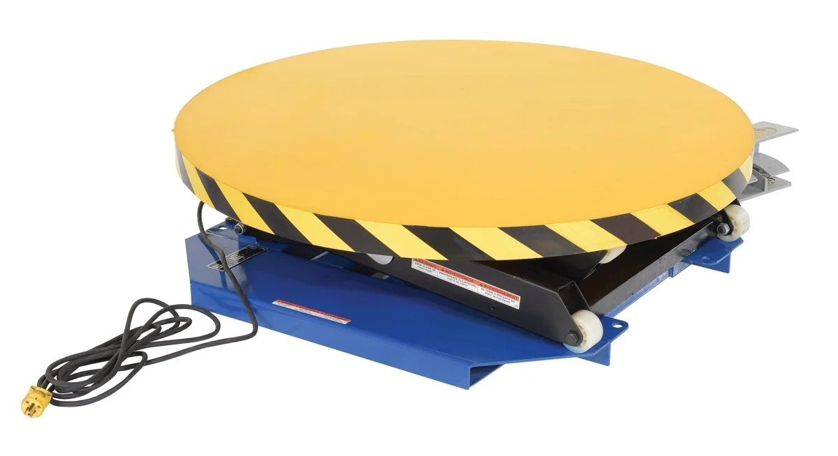 Powered Lift Table With Manual Rotation - Poukt