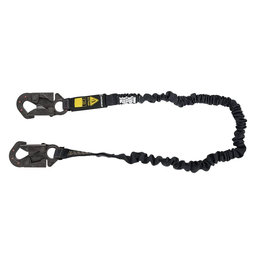 Arc Flash 6   Internal Energy Absorbing Lanyard: Aramid, Dielectric Snap Hook - Poukt