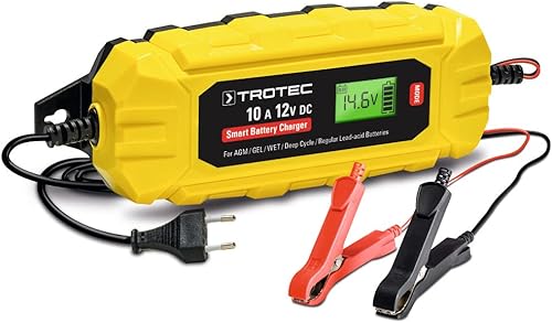TROTEC Chargeur de Batterie PBCS 2A | Chargeur Universel Intelligent, Un Chargeur Rapide, Voitures, Motos, Scooters, tondeuses à Gazon Mobiles - Poukt