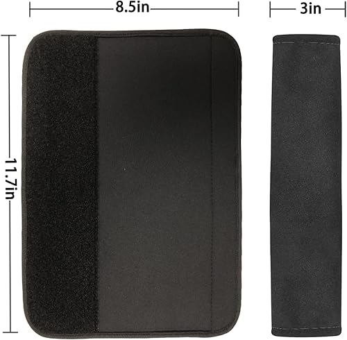 Jndtueit Lot complet de 2 housses de sangle d'épaule de voiture pour ceinture de sécurité - Pour homme et femme - Motif loup galaxie - Poukt