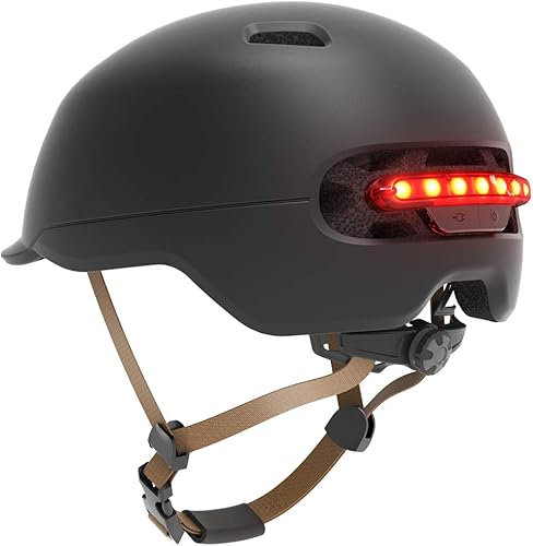 SMART4U Sh50l/L SH50L Casque intérieur en Mousse EPS extérieur PC Haute densité lumière 7 Niveaux Blanc Taille L Baby-Boys - Poukt