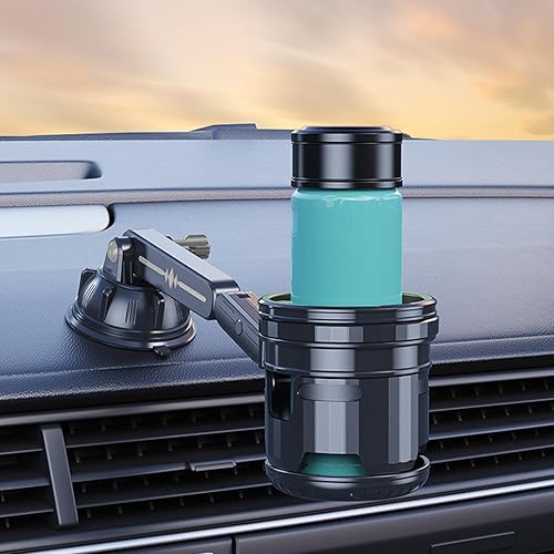 Porte-gobelet à ventouse antidérapant pour fenêtre | Porte-gobelet de bureau de voiture | Porte-bouteille de voiture avec ventouse | Support mural réglable pour canettes, bouteilles, gobelets - Poukt
