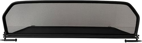 PureWind déflecteur d'air Compatible avec Porsche 911 Typ 996/997 modèle 1998-2012 (Noir) – Pare-Brise Universel avec Fermeture Rapide avec Sac - Poukt
