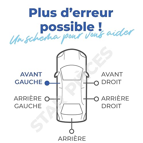 Bouton leve vitre compatible pour Peugeot 307 (2001-2008) (4 boutons) commande lève-vitre avant gauche (conducteur) AVEC rétroviseurs rabattables 6554KT - Poukt