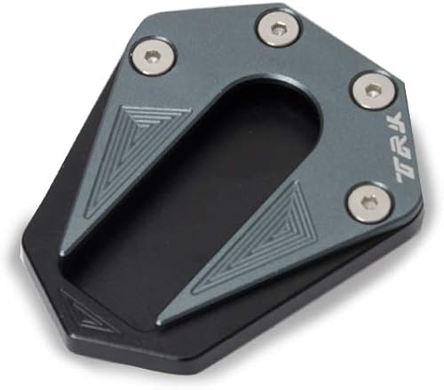 Carrfan Plaquette Moto Accessoires Pied Côté Stand Agrandisseur Extension CNC Aluminium pour Benelli TRK 502 2017-2018 - Poukt