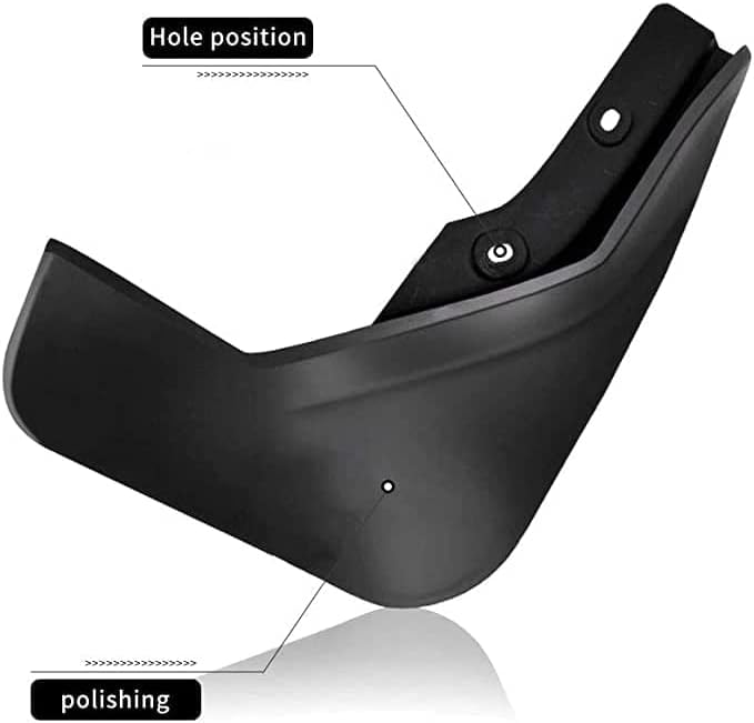 HOCAH 4 Pièces Bavettes Garde-Boue de Voiture pour Renualt for Koleos II for Sumsung QM6 2016-on,Car Avant Arrière Anti-éclaboussures Étanche Garde-Boue, Extérieur Accessoires - Poukt