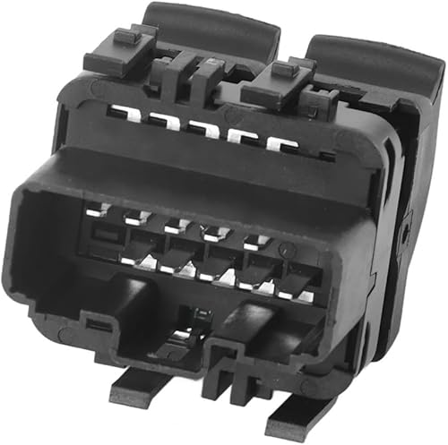 ORBANA Commutateur Commande fenêtre Double Interrupteur de Commande de lève-vitre Double Bouton de Commande de lève-vitre électrique Double Interrupteur pour Clio II 2 8200 060 045 - Poukt