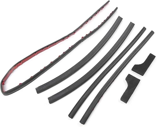 Qiilu Kit de joint de hayon, 7 pièces Kit de joint de hayon Joint de porte arrière pour AMAROK 2010-2018 - Poukt