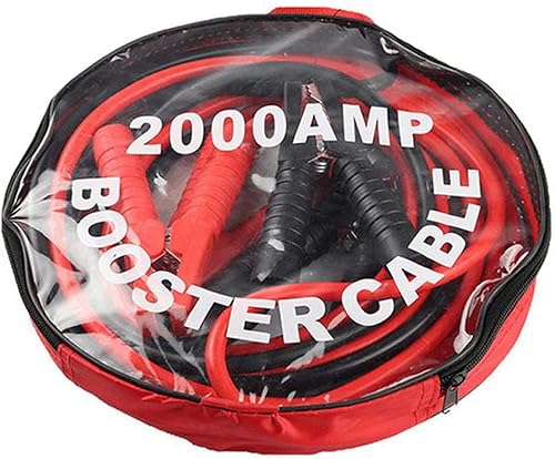 SHAPOKY Câble de démarrage d'urgence de voiture - 6 m - 2000 A - Avec protection de - Pour démarrage de batterie de voiture - Poukt
