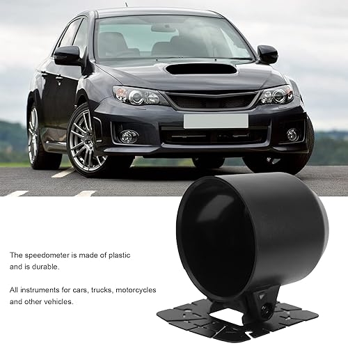 Support de Compteur de Vitesse Noir Aramox Support de Jauge Unique Robuste Universel pour Moto de Camion de Voiture 52mm - Poukt