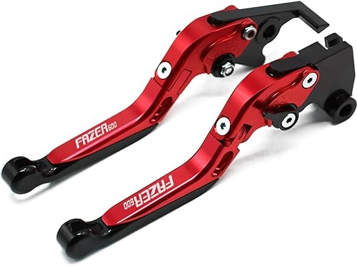 JSRVQKMS Levier d'embrayage De Frein pour Fazer FZS600 FZS 600 1998 1999 2000 2001 2002 2003 Leviers De Frein Leviers d'embrayage Extensibles Pliants(15) - Poukt