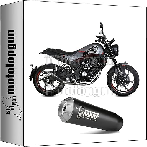 mivv ligne complete homologue catalyse x-m1 acier noir compatible avec benelli leoncino 125 2023 2024 mototopgun - Poukt